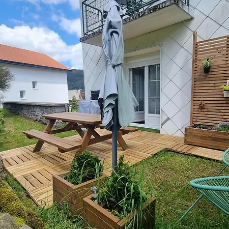 F2* * * 80M Du Lac Avec Vue+Terrasse+Proche Centre Gerardmer Exterior photo